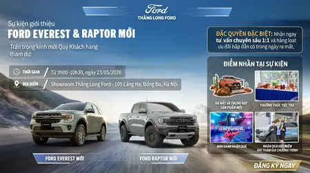THƯ MỜI SỰ KIỆN GIỚI THIỆU FORD EVEREST & RAPTOR MỚIss