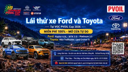 Trải Nghiệm Lái Thử Xe Offroad Ford Đỉnh Cao Tại PVOIL VOC 2026