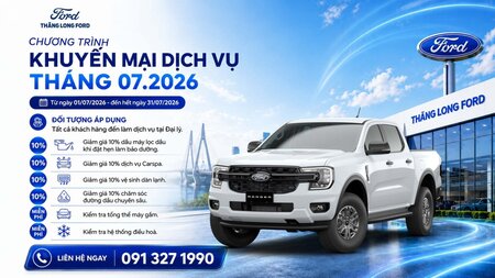 ƯU ĐÃI DỊCH VỤ THÁNG 7 – CHĂM XE ĐÚNG LÚC, NHẬN NGAY ƯU ĐÃI!