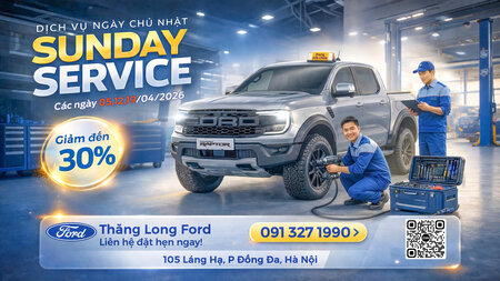 ƯU ĐÃI NGÀY CHỦ NHẬT- BẢO DƯỠNG NGAY NHẬN QUÀ LIỀN TAY